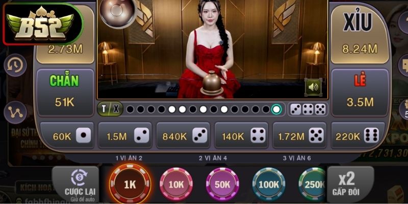Điểm ưu việt trong Live Tài Xỉu B52