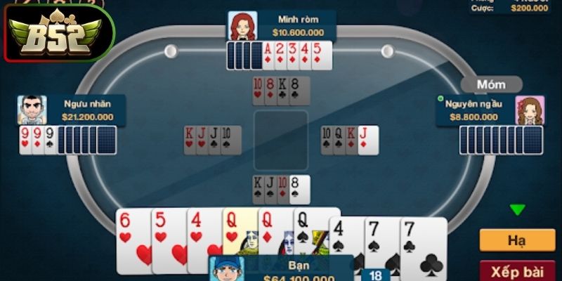 Game phỏm B52 được săn đón hàng đầu